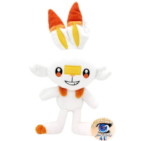 Officiële Pokemon knuffel Scorbunny San-ei 28cm (staand)